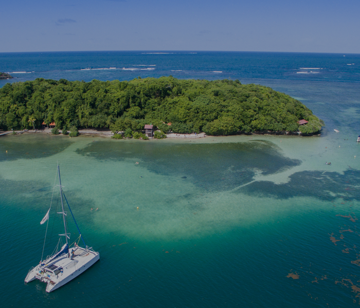 Eine Insel in der Karibik